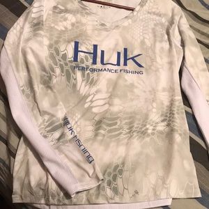 Ladies Huk Fishing Gear Shirt L/S Large